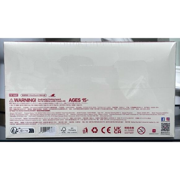 POP MART THE MONSTERS LABUBU COCA-COLA Series-Vinyl Face Blind Box, WHOLE SET - Picture 6 of 11